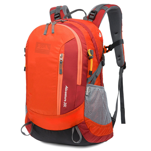 Durable Hiking Backpack Lightly Padded Shoulder Straps Travel Bag for Men and Women Waterproof Polyester Unisex 15 Inch Legend