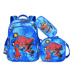 3 in 1 kids school bag backpack set for teenagers fashion unisex zipper backpack for students