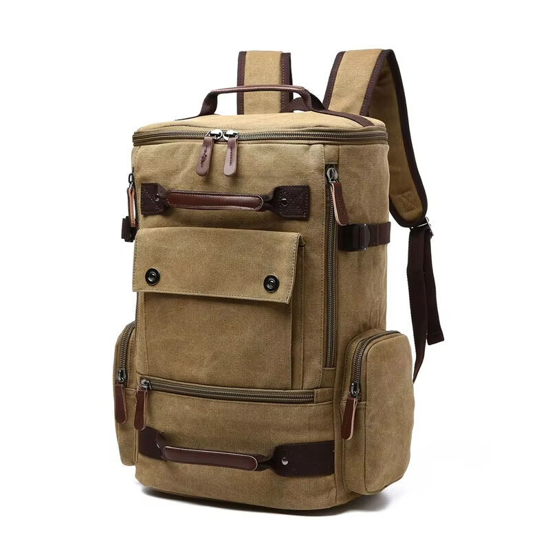 Large-capacity casual canvas travel backpack, vintage backpack Casual Sports Backpacks vintage Laptop Backpack (3) Large-capacity casual canvas travel backpack, vintage backpack Casual Sports Backpacks vintage Laptop Backpack (3)