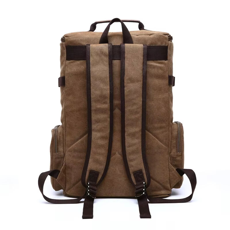 Large-capacity casual canvas travel backpack, vintage backpack Casual Sports Backpacks vintage Laptop Backpack (1) Large-capacity casual canvas travel backpack, vintage backpack Casual Sports Backpacks vintage Laptop Backpack (1)
