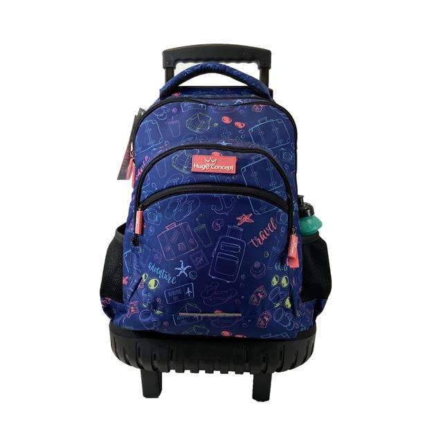 Luggage Bag Trolley Bag Customized Leopard School Backpacks 