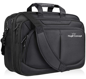 Water-Repellent Expandable Computer Bag for 17'' Laptop 