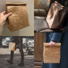  Reusable Freezable Brown Paper Snack bags 