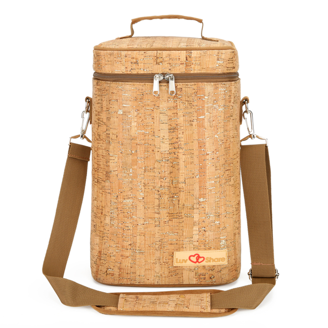  Insulated Wine Carrier Cork Cooler Bags