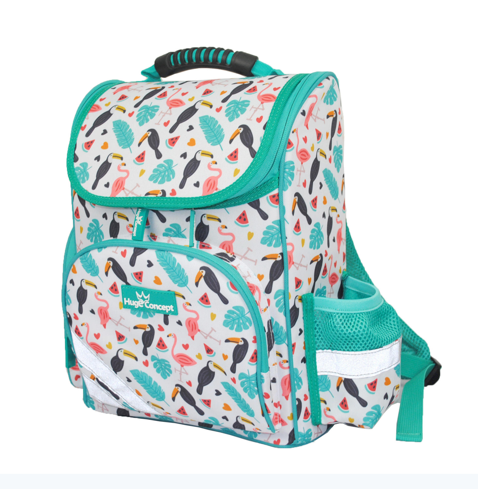 Hot Sale New Design Large Capacity Children Schoolbag High Quality Polyester Double Shoulder Travel Backpack