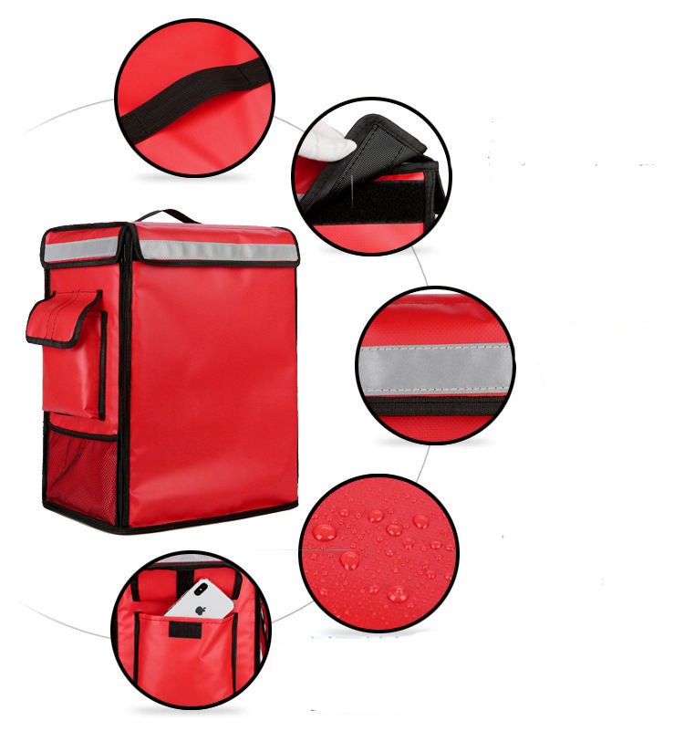 Large Capacity Hot sale Small Insulated Bag Food Delivery Bag with High Quality Drink Carrier Meal Delivery Camping Cooler