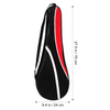  Racket Storage Bag Water Resistant PU with Adjustable Shoulder Strap Portable Badminton Racket Cover