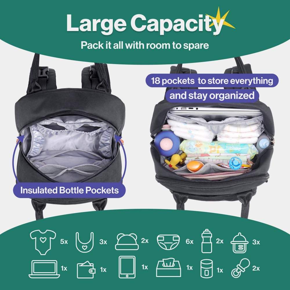  New Multifunctional Portable Folding Crib Baby Diaper Bags 