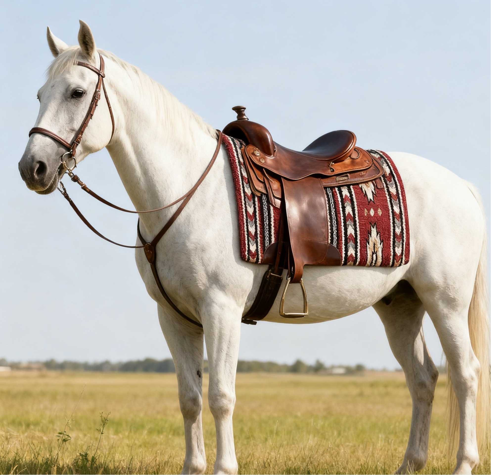 Western style saddle pads, equestrian supplies 