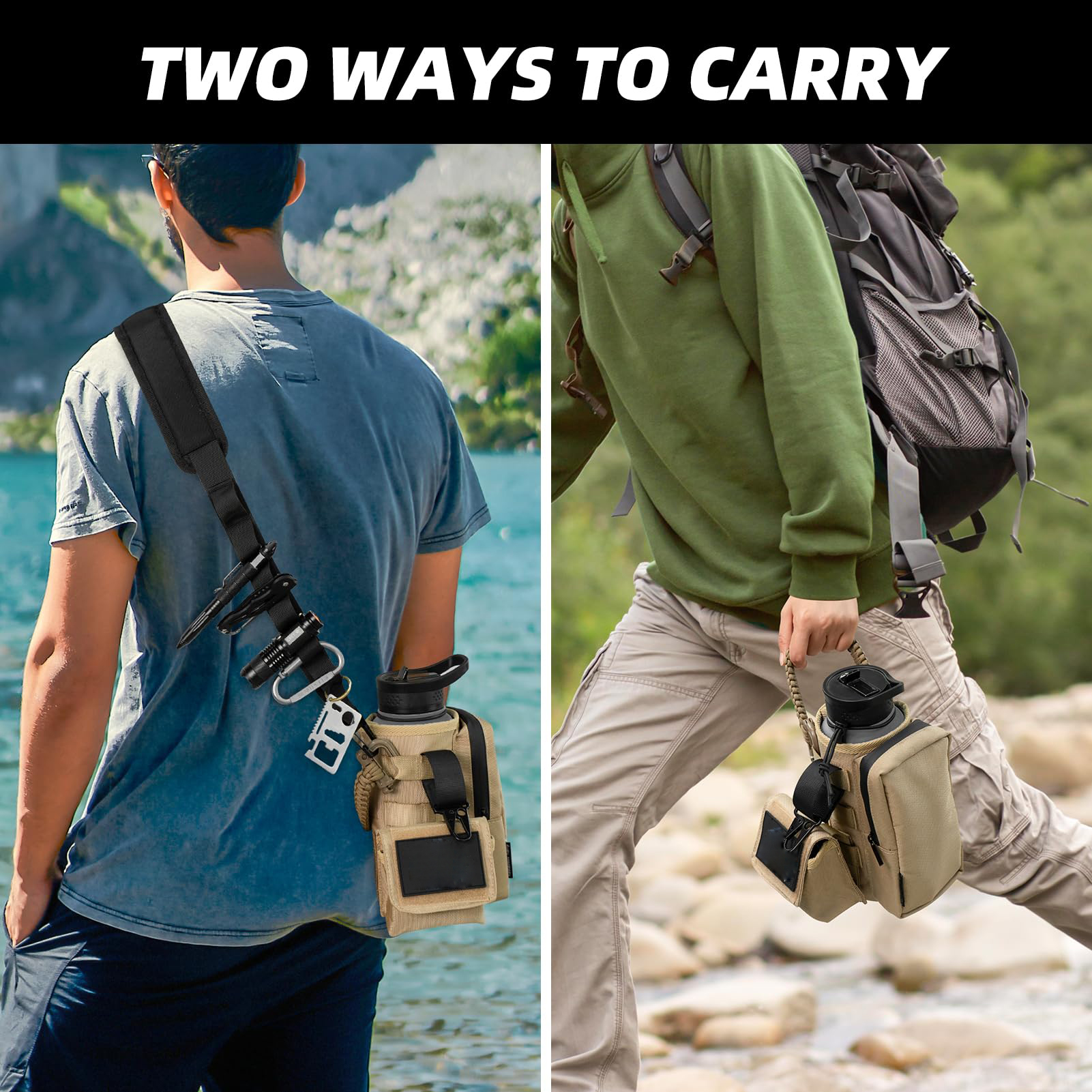  Waterproof Water Bottle Holder Bag