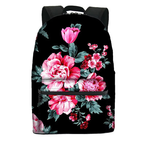  Chinese Style Northeast Floral Pattern Backpack 