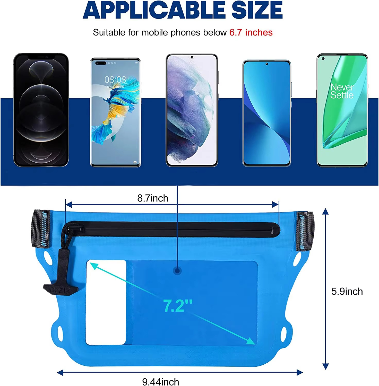  Adjustable Waist Belt Fanny Pack 