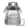  Transparent School Bag Bookbag Stadium Bag