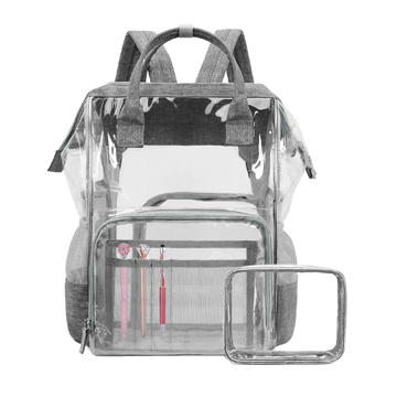  Transparent School Bag Bookbag Stadium Bag