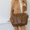 Vintage Genuine Leather Duffel Bag