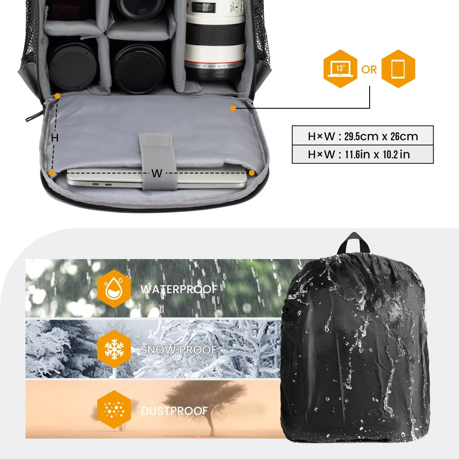 Small Professional DSLR Camera Bag