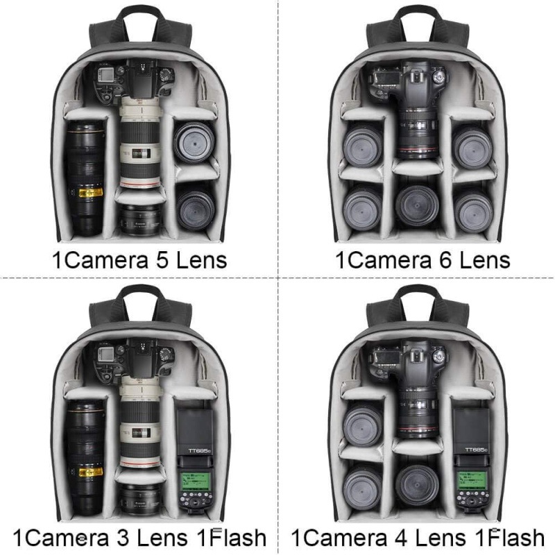  Digital Gear Camera Equipment Backpack 