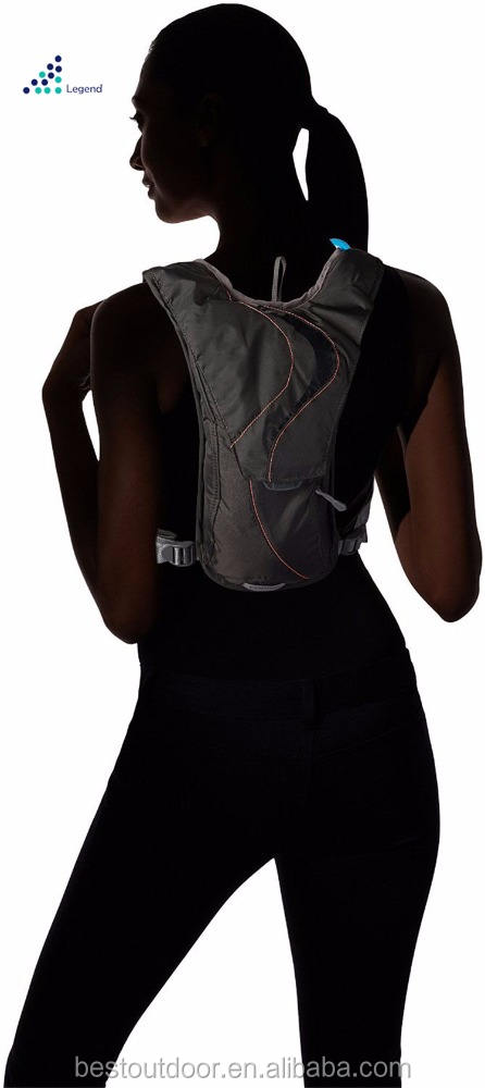 Custom hydration backpack with bladder bag for outdoor hiking