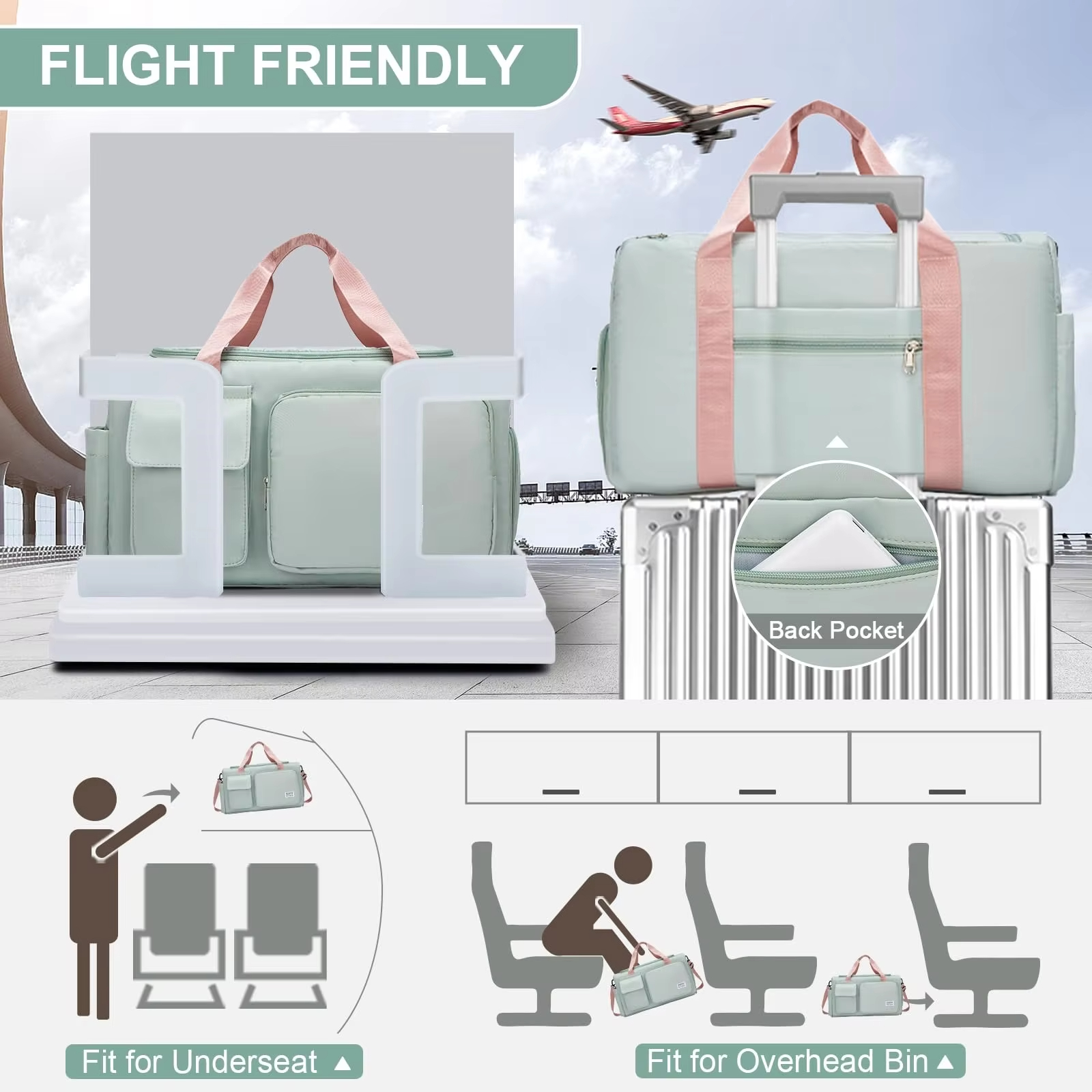 Gym Bag For Women Large Capacity 