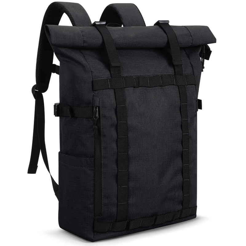  Rolltop Backpack Travel Backpack Casual Daypack 