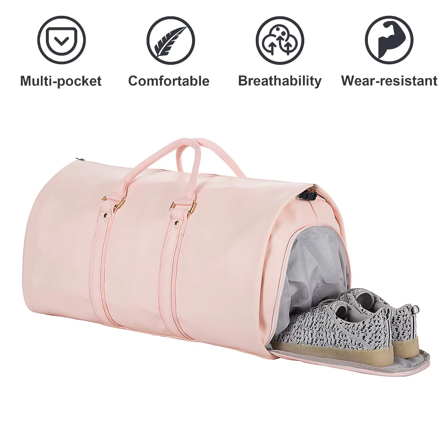Gym Bag With Shoe Compartment 