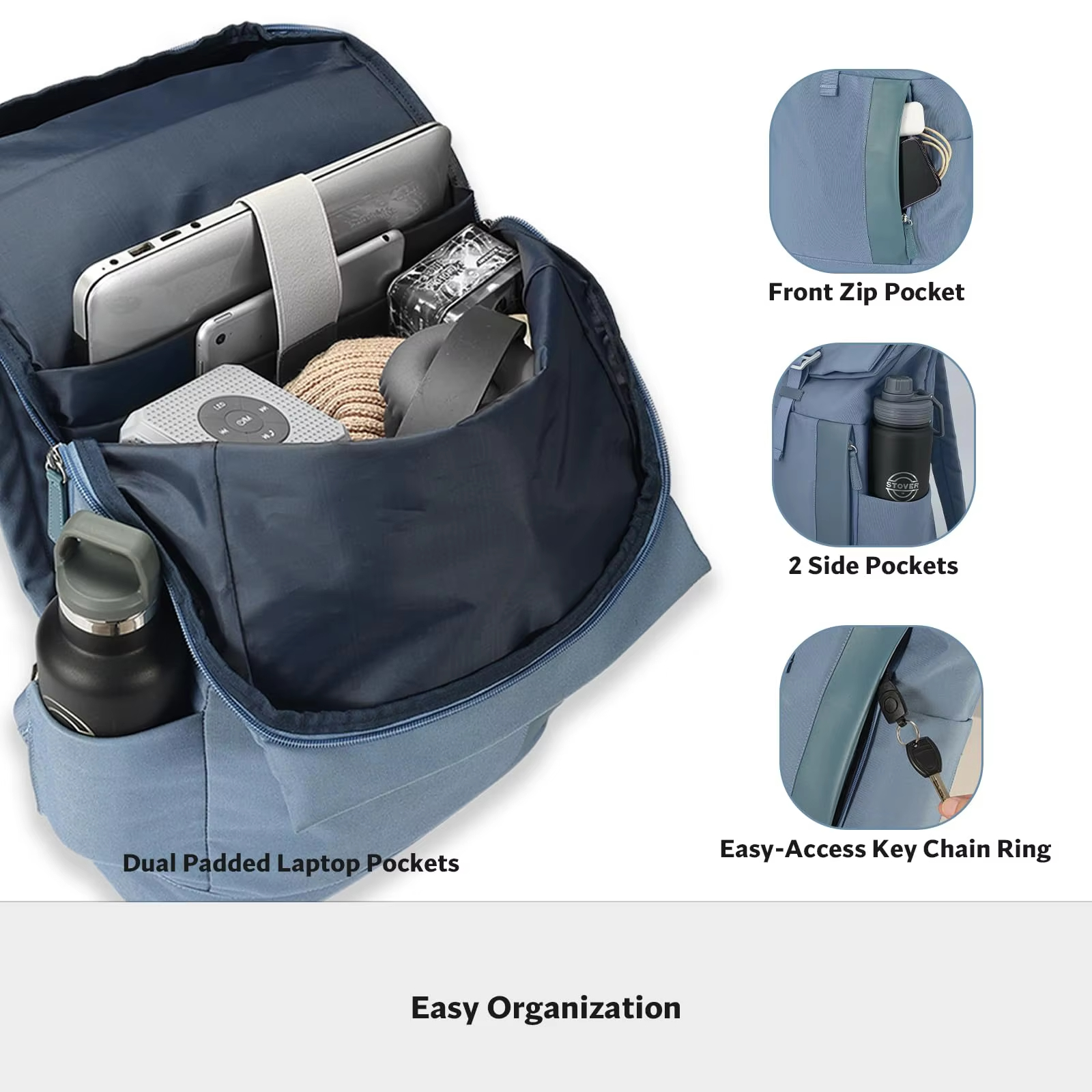 Water-resistant Travel Backpack Laptop Backpacks