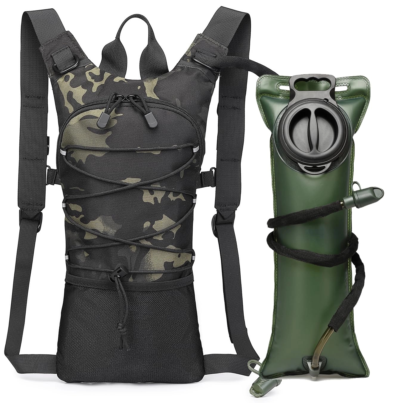  Tactical Waterproof Molle Hydration Backpack