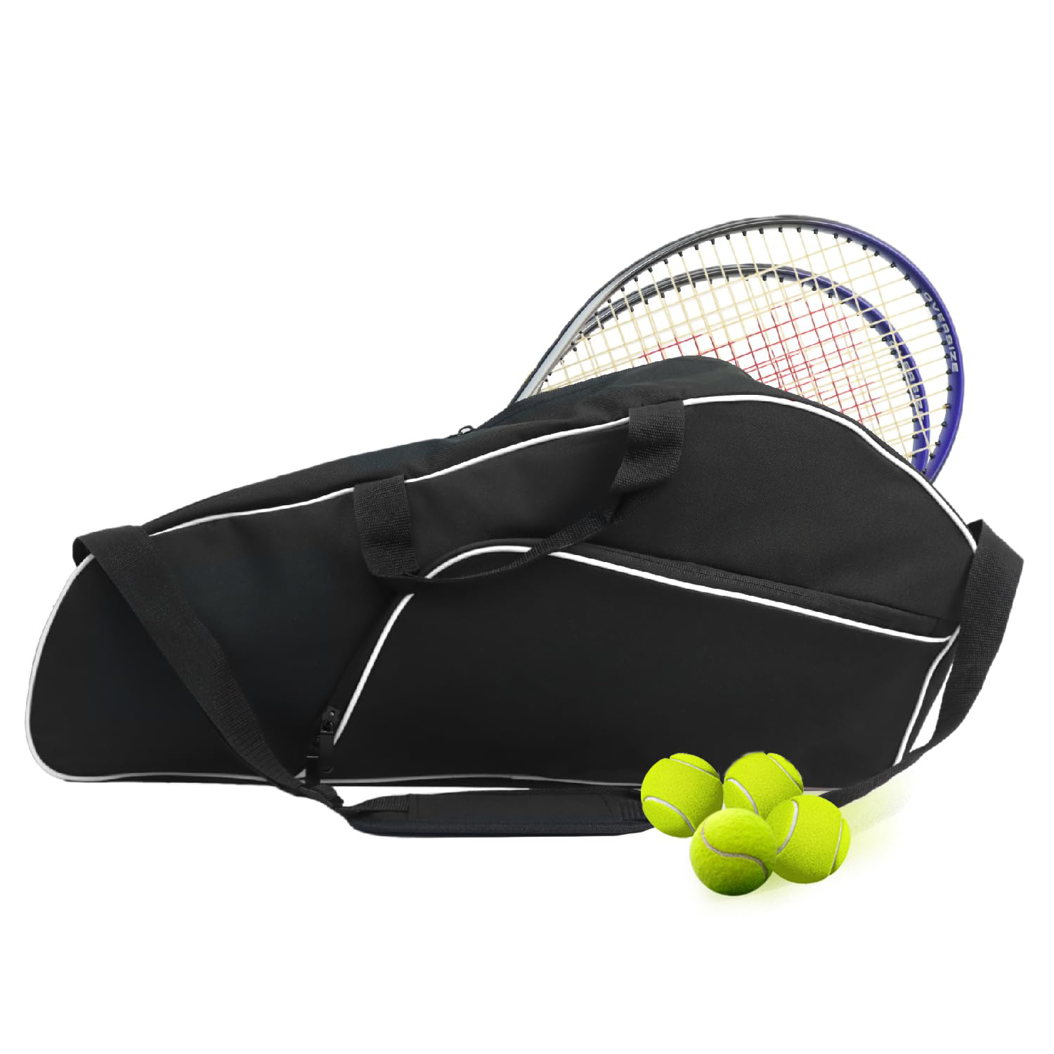 Lightweight Tennis & Badminton Bag for Men & Women Nylon with Shoe Compartment 