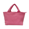 Woven Handbag Fashionable Check Pattern Bag