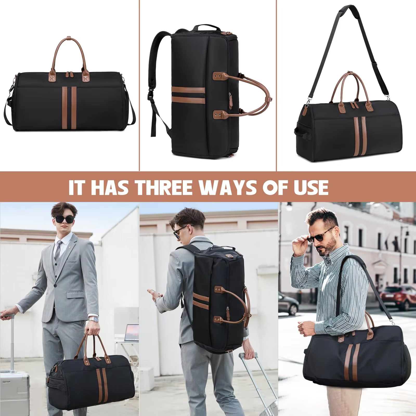  Travel Bags with Shoe Compartment Garment Suit Bag