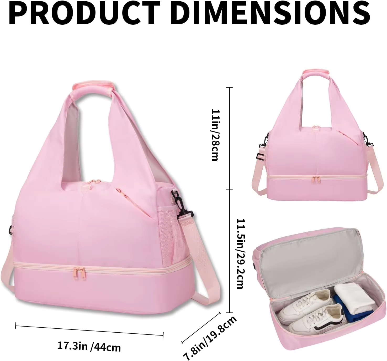 Travel Tote Shoe Organizer Bag Yoga Mat Bag