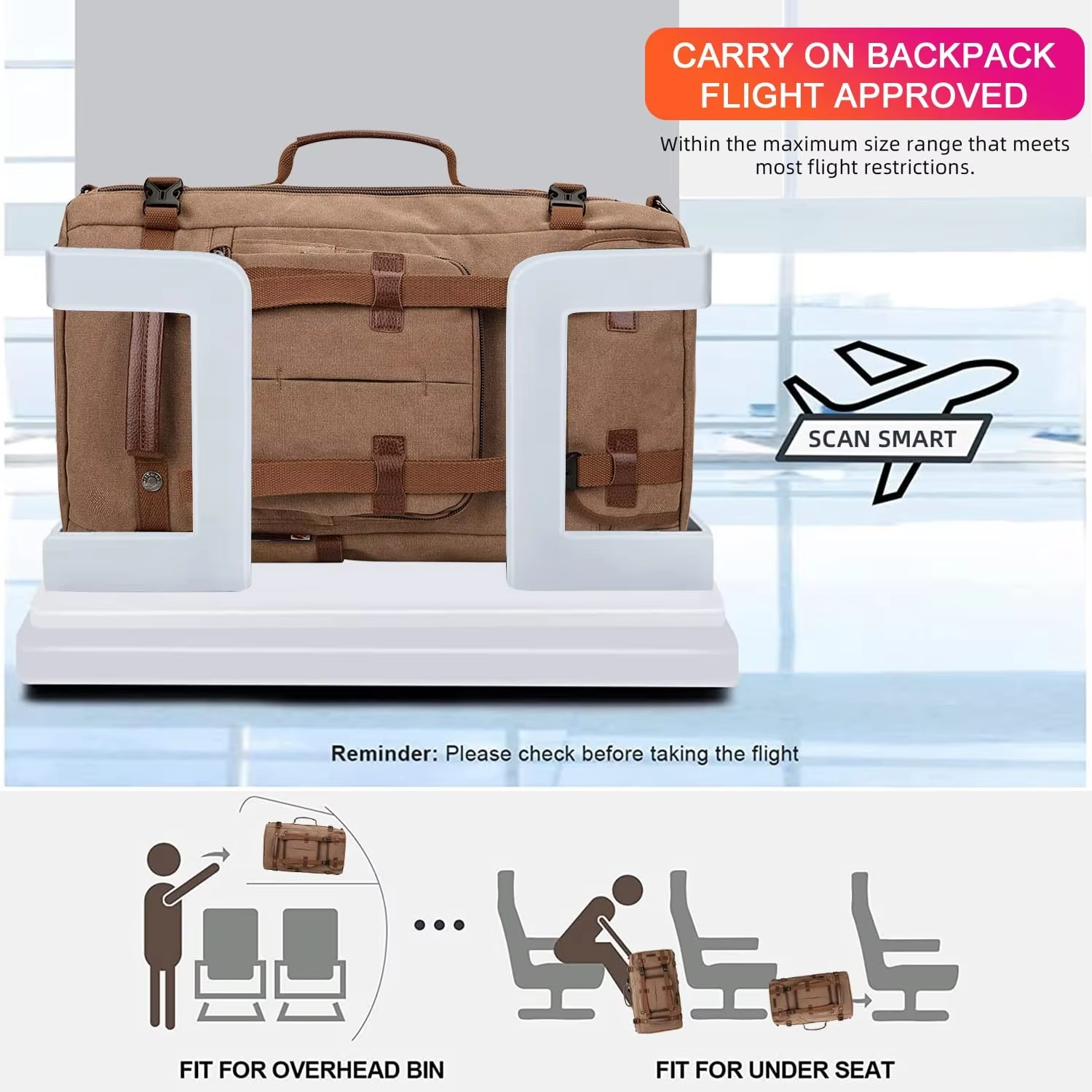 Waterproof Travel Backpack Vintage