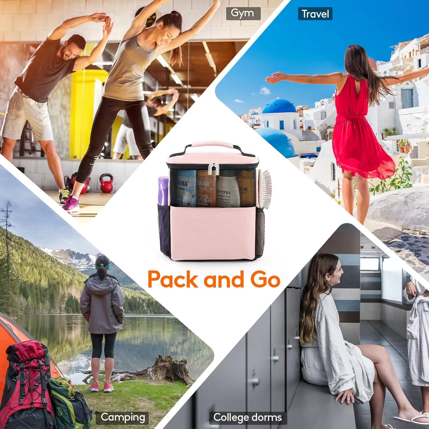 Hanging Organizer for Bathroom Bag