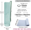  Portable Yoga Mat Bag With Adjustable Strap 