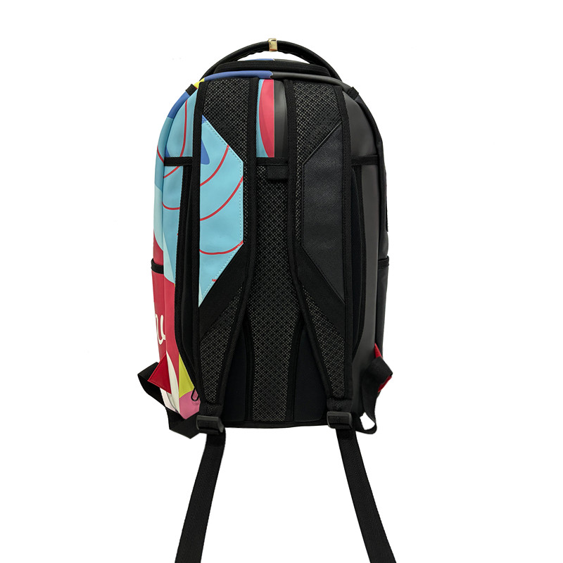  Custom Casual Leather school Backpack For school