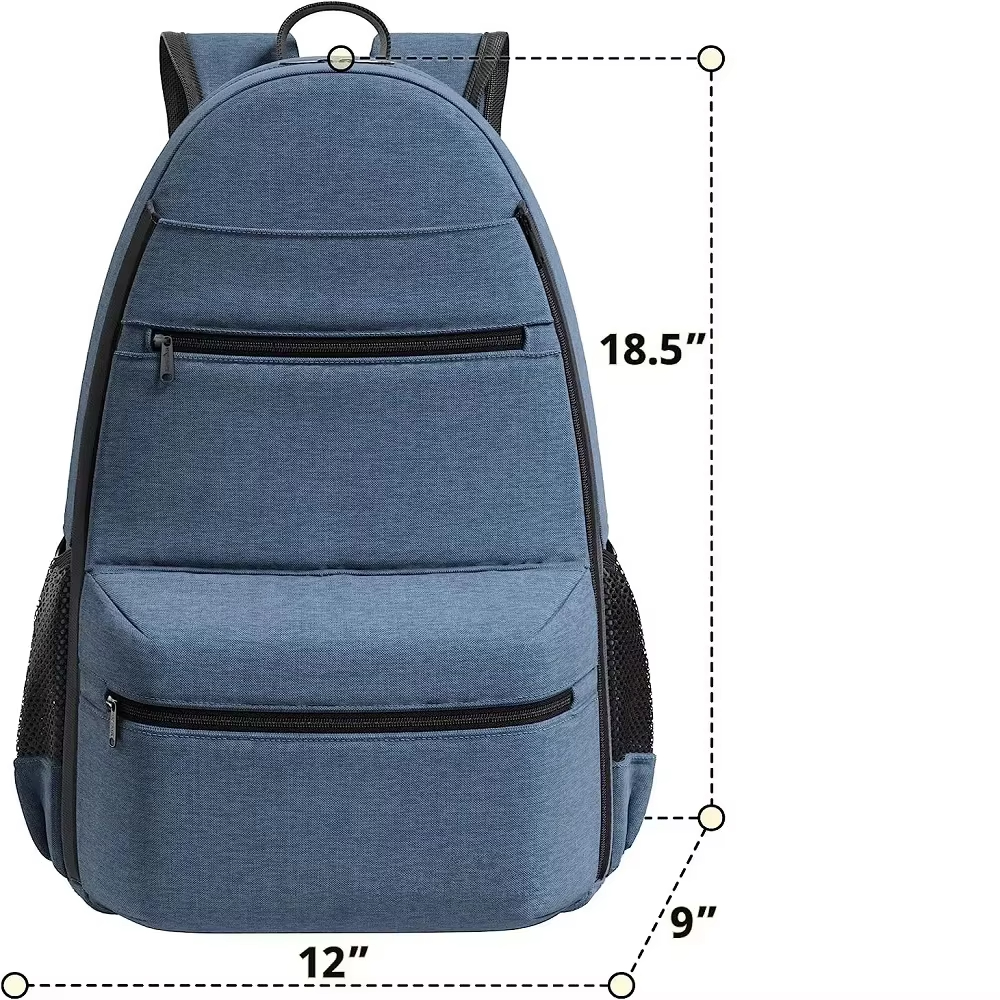 Custom Double Shoulder Bag Multifunctional Outdoor Sports Tennis Racket Badminton Backpack