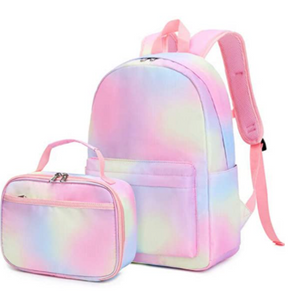 Kids school backpack with lunch bag school bag suitable for girls