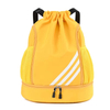 Student Backpack Drawstring Bag Shoe Compartment