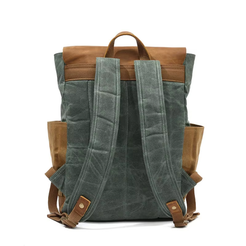 Canvas School Backpack Custom Logo