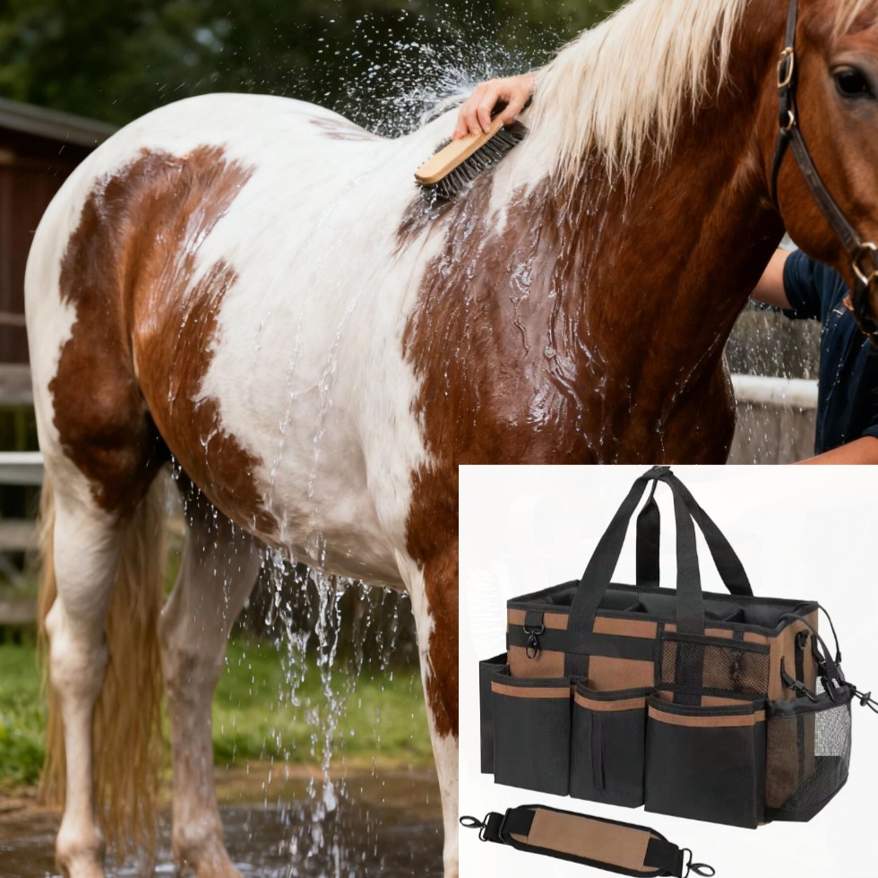  Equestrian Grooming Bag with Shoulder Strap