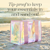 Iridescent Clear Tote Bag for Beach