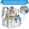 Diaper Bag Backpack Baby Bag Transparent Pvc