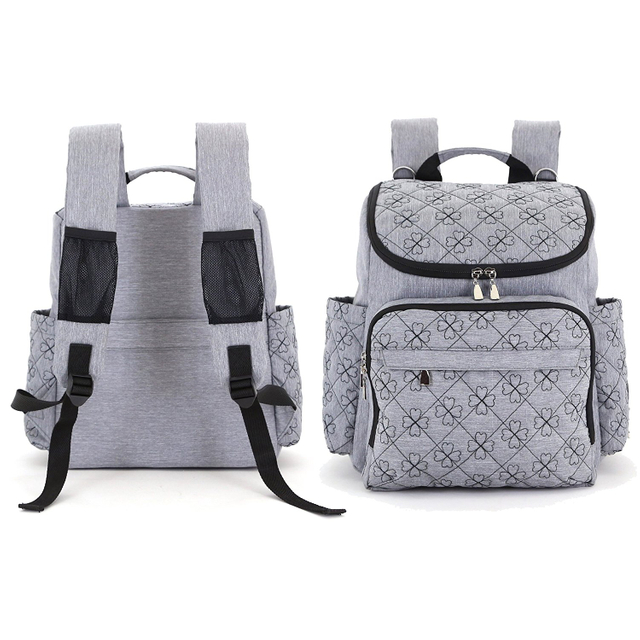 Diaper Bag Backpack with Baby Stroller Straps