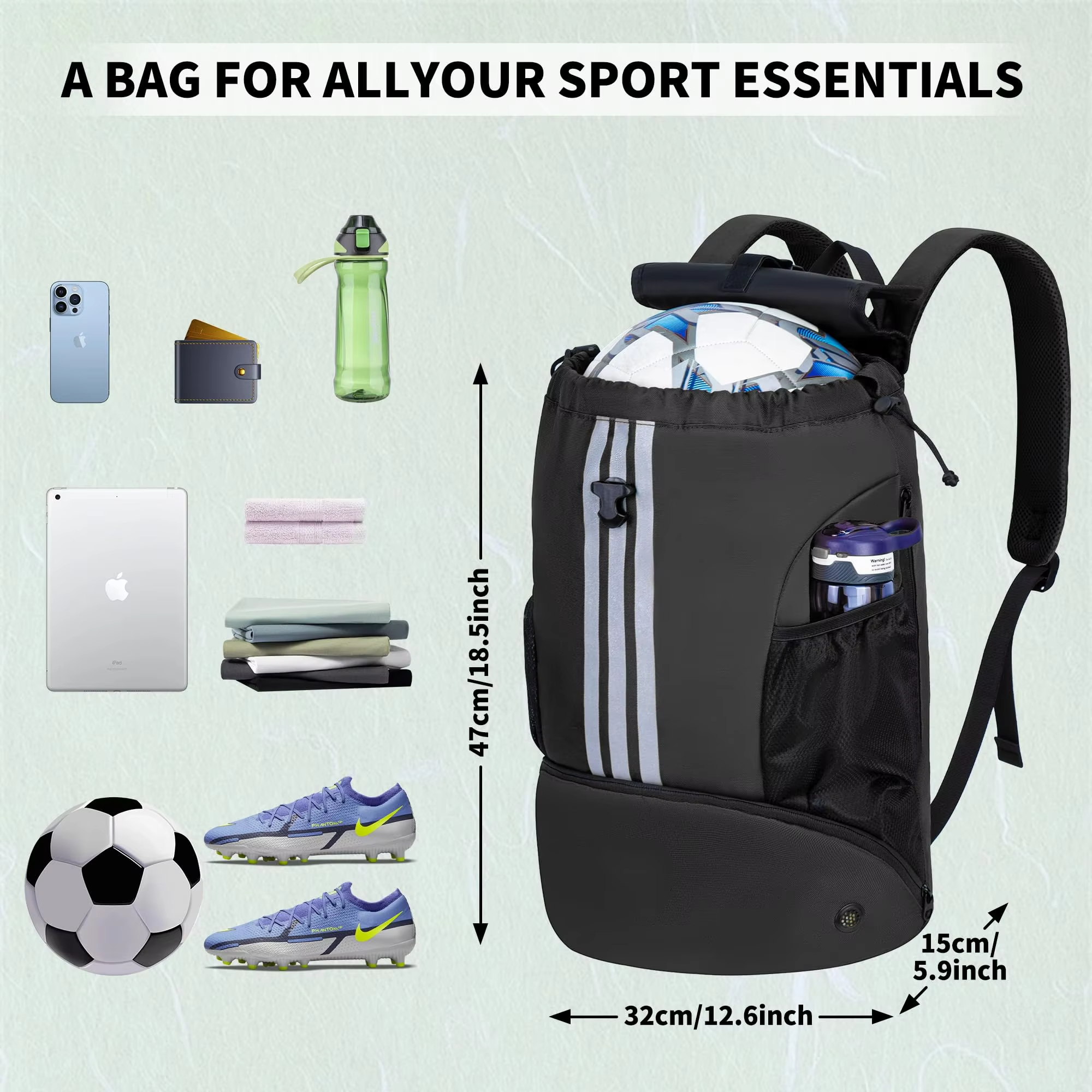  Sports Bag Draw String Bags 