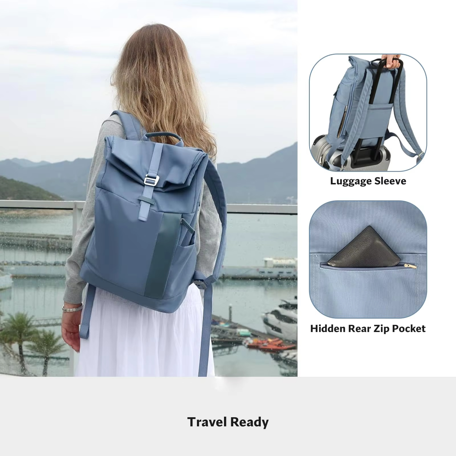 Water-resistant Travel Backpack Laptop Backpacks