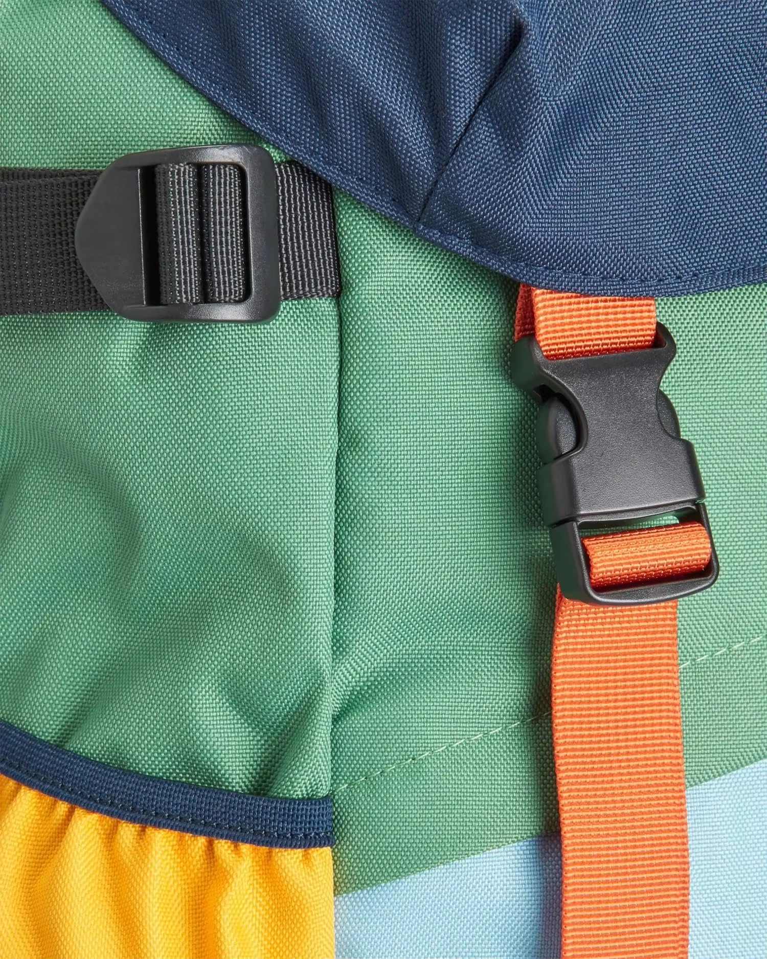  Color-matched Patch Backpack for Hiking