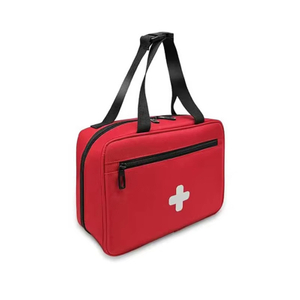 Custom Logo Wholesale First Aid Bag Multi-pocket Empty Emergency Treatment Medical Bag for Home Office Traveling Hiking Trip