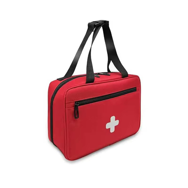 Custom Logo Wholesale First Aid Bag Multi-pocket Empty Emergency Treatment Medical Bag for Home Office Traveling Hiking Trip