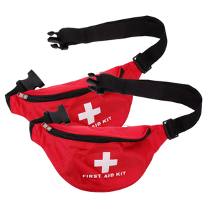 Sport Outdoor Red Emergency Medical Kit Crossbody Bag Portable Empty First Aid Kit Fanny Pack