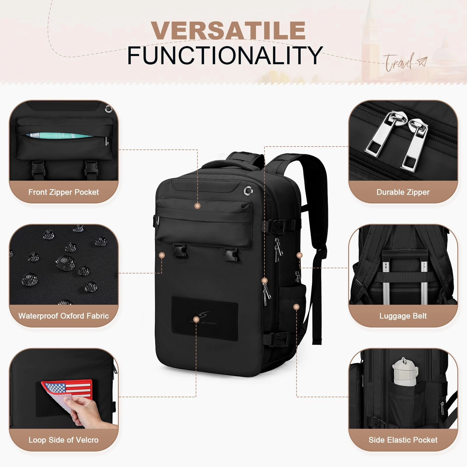 Multifunctional travel Laptop Backpack 